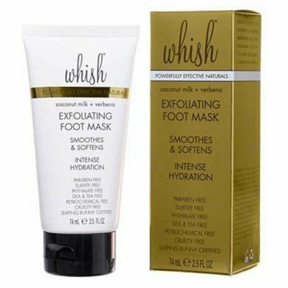 Exfoliating foot mask